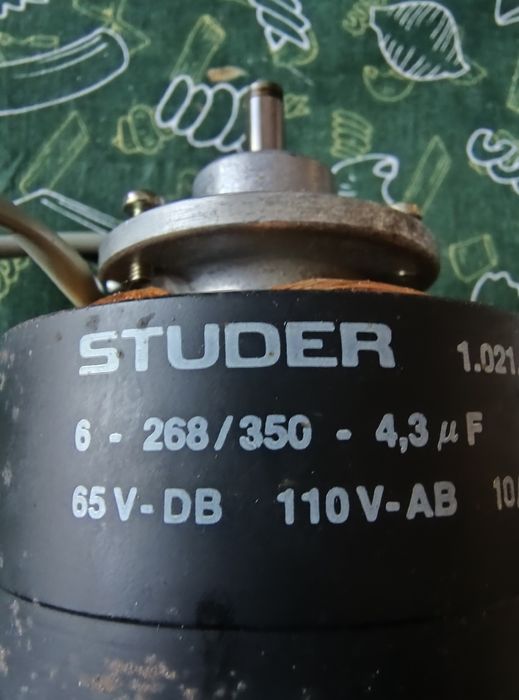 Magnetofon Revox B77 - silnik tależyka ( przewijanie)