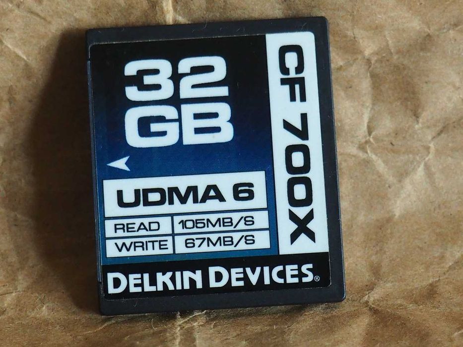 Karta pamięci Delkin Devices Compactflash CF memory card 32GB CF700x.