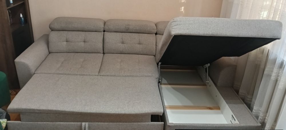 Narożnik z funkcją spania