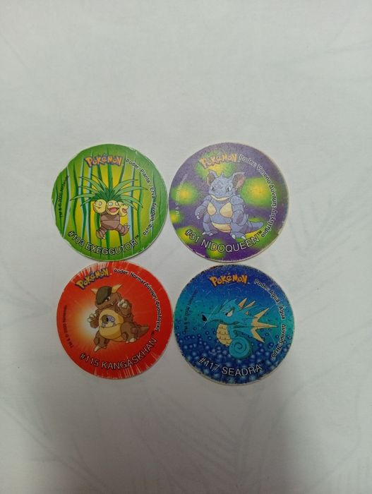 Tazos Pokémon originais Matutano