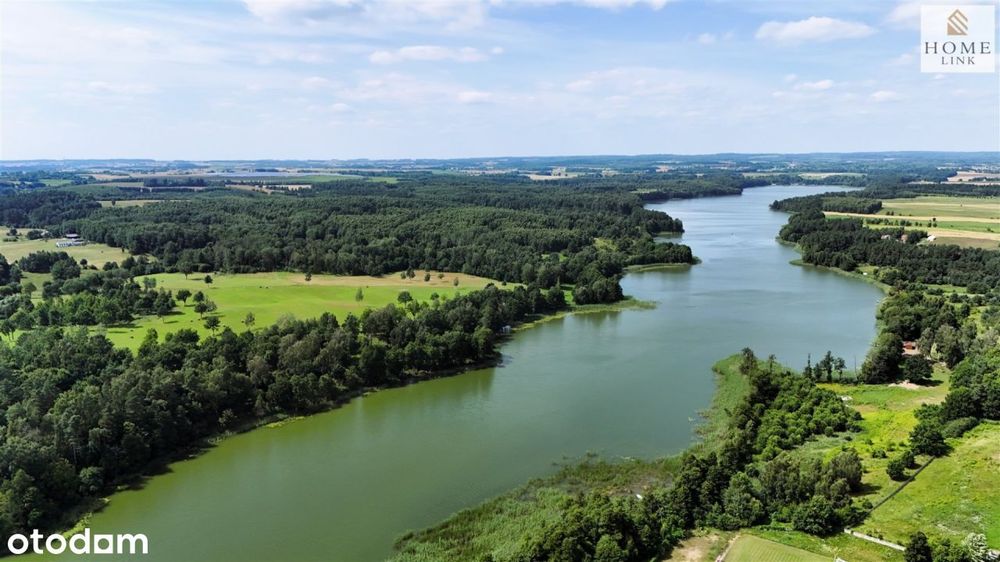 Działki z panoramicznym widokiem na jezioro.
