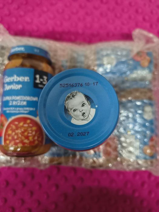Gerber zupka pomidorowa z ryżem 8x 250g