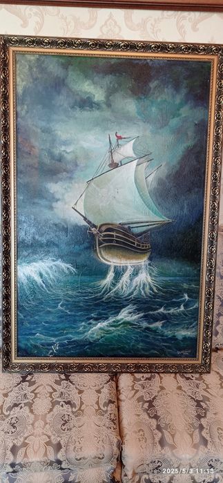 Картина мальована маслом. Розмір 79×1,19 на холості. 2003рік.