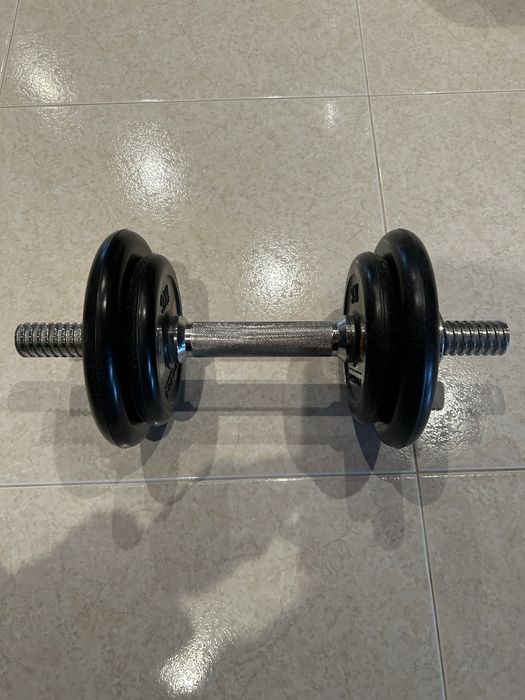 Haltere pesos com barra