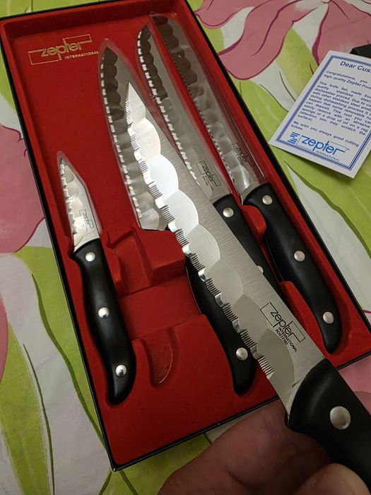 Набір ножів Zepter нові цептер самозаточувальні оригінал ножи цептор