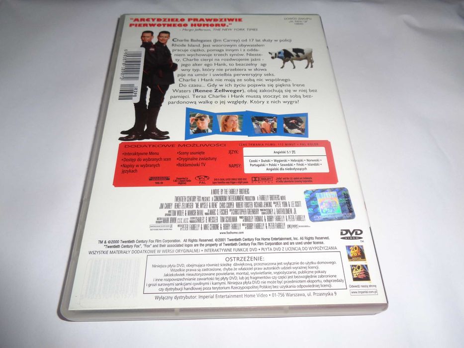 Ja, Irena i ja (Jim Carrey) DVD