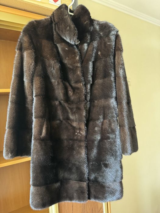 Норкова шуба  Black Glama