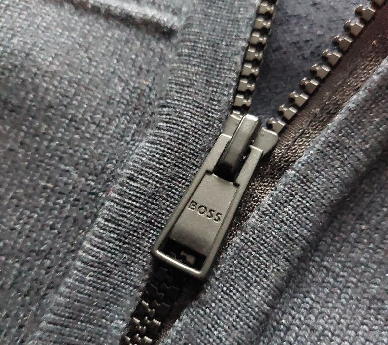 Hugo Boss wełniany sweter/kardigan męski r. M