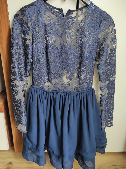 Sukienka granatowa Lavika