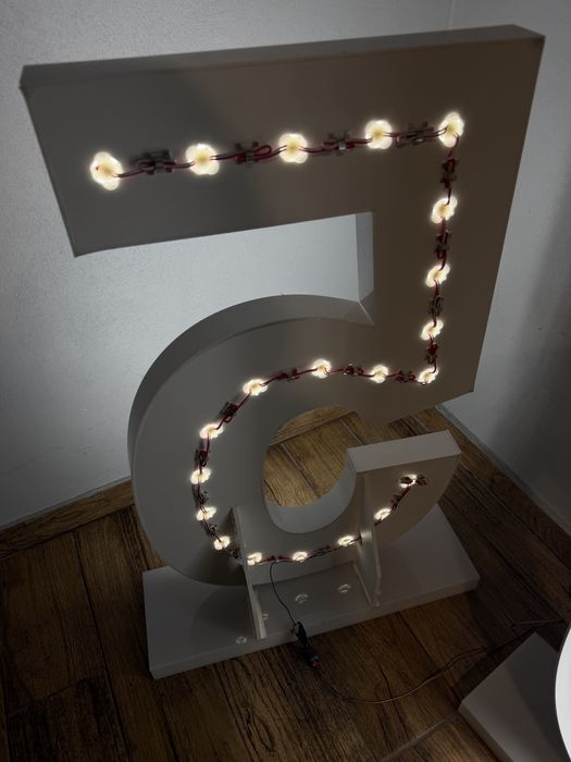 Wynajem podświetlane cyfry LED "18" i "50" - Urodziny, Impreza