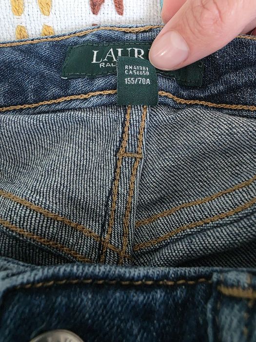 Jeansy ralph lauren spodnie damskie niebieskie S 36
