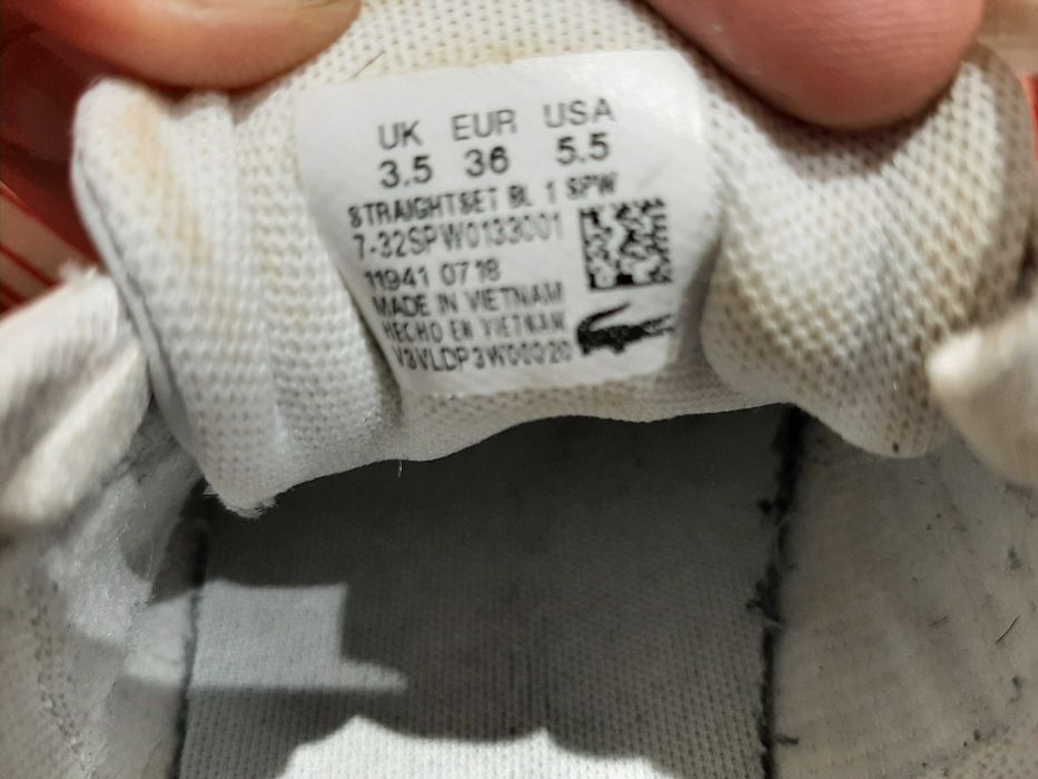 Sneakersy Lacoste