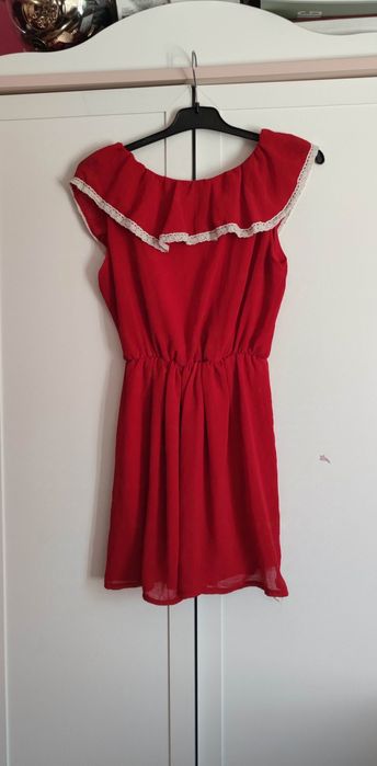 Bluzka damska z falbanką Boohoo r. S/M