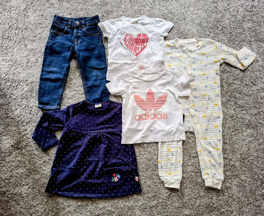 Zestaw dla dziewczynki r.86 5sztuk