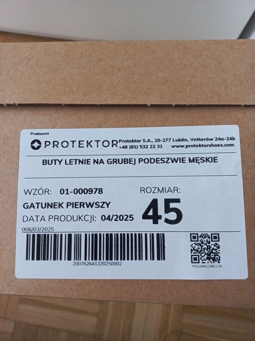 Buty Protektor na grubej podeszwie