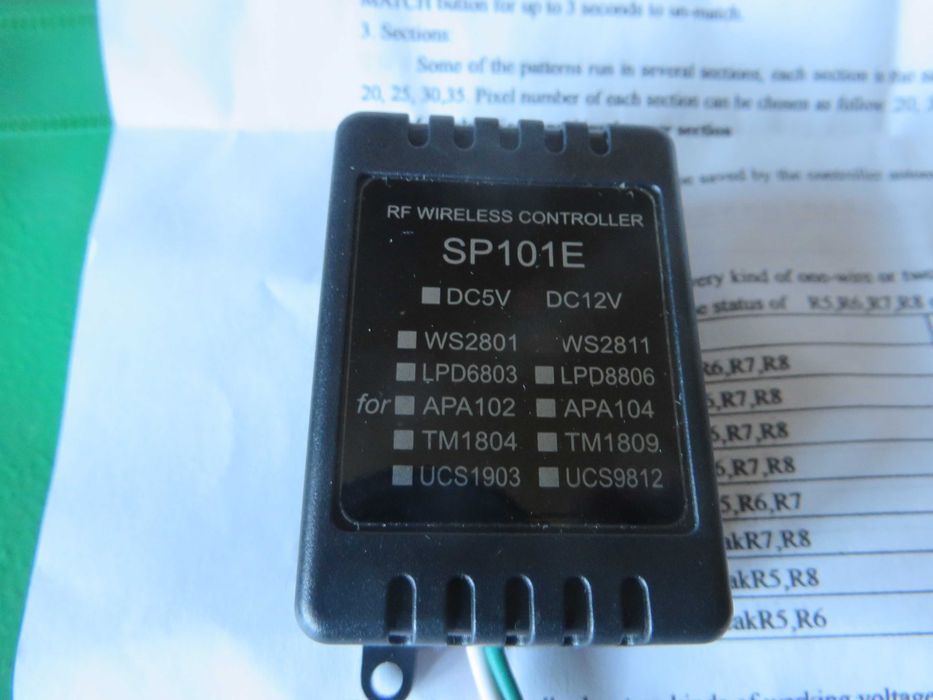 Comando para fitas LED WS2811 - NOVO - SP101E