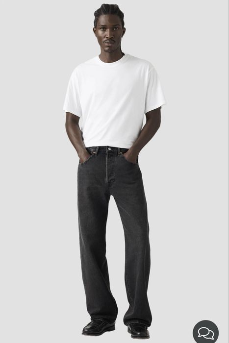 Джинси Levis 501 W34 L34 чорні чоловічі