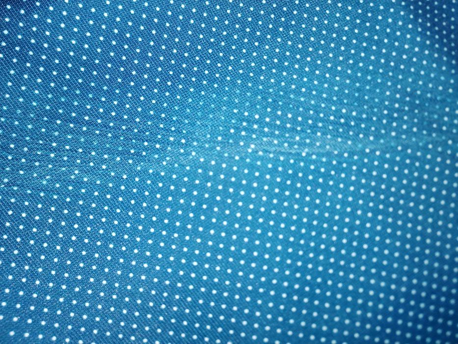 Tkanina, kupon materiału w groszki 77x138cm.Bistor