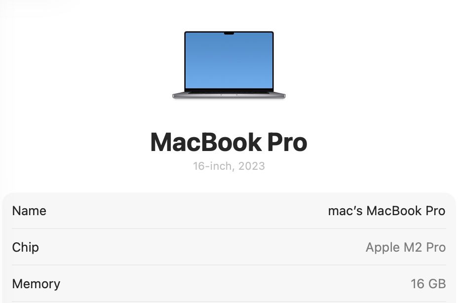MacBook Pro 16’ 2023 12/19 Core M2 Pro 16Gb 512Gb 99%