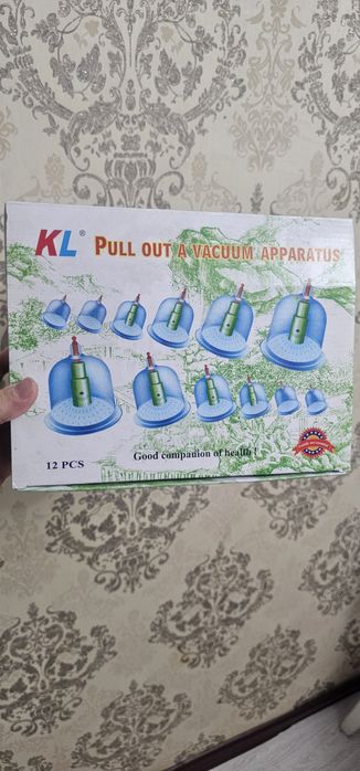 Антицелюлитные банки 12 шт с насосом