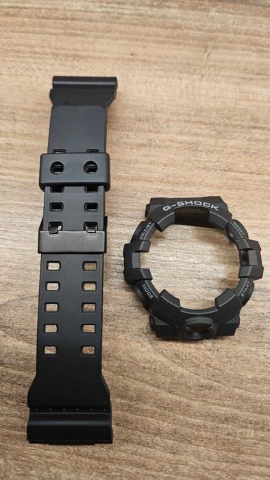 Bezel i Pasek Casio GA-700 Czarny mat + gratis