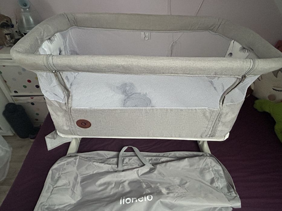 Łóżeczko dostawne Lionelo Leonie Plus.