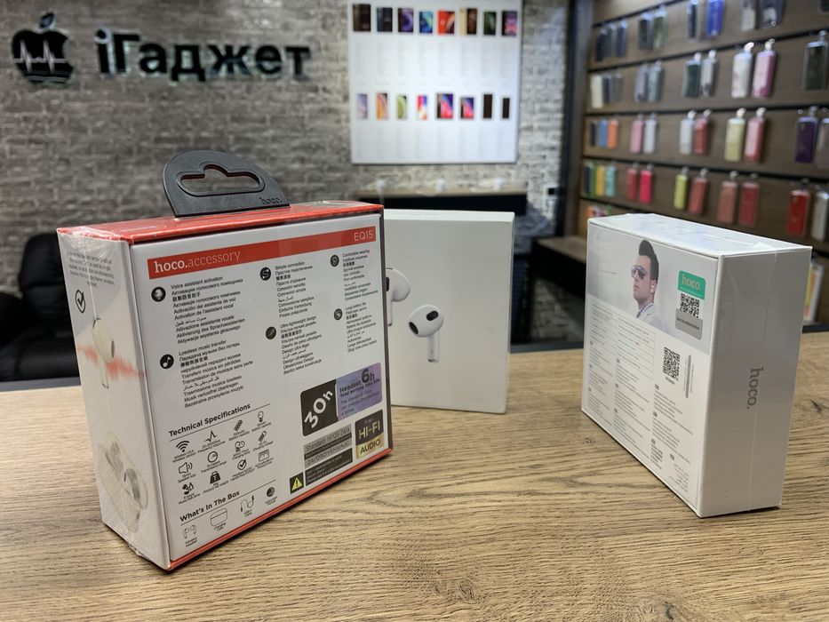 Навушники безпровідні Hoco Premium EQ15 / EW53