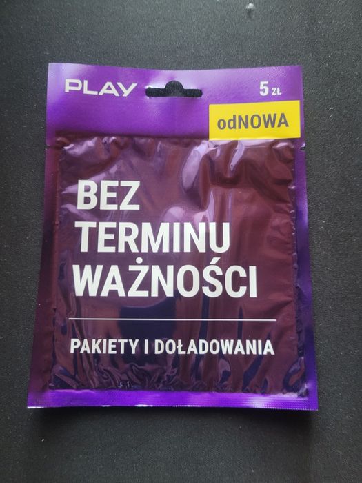 Nowa nie zarejestrowana karta play