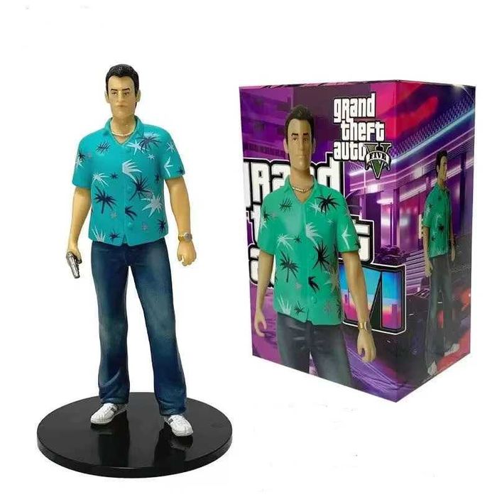 Figura Boneco Classico Jogo GTA5  " Grand Theft Auto V " 18CM
