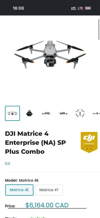 Камера DJI Matrice 4