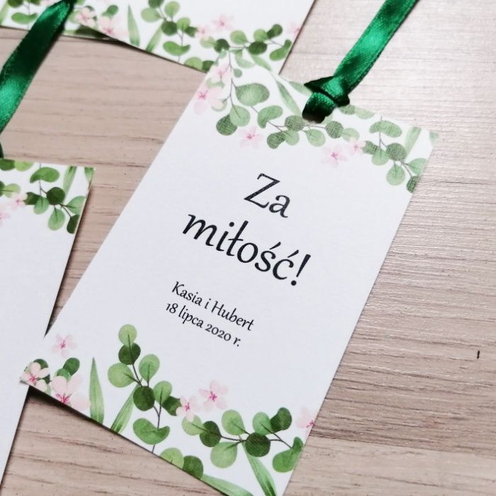 Zawieszki na alkohol rustykalna zieleń