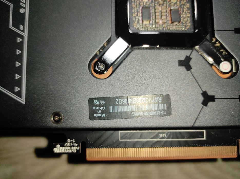 ASUS PCI-Ex GeForce RTX 4090 TUF Gaming OC Edition 24GB GDDR6X