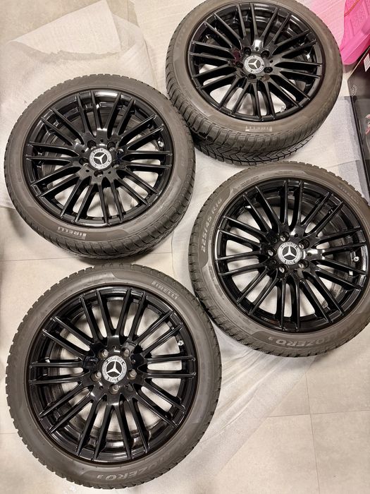 Koła zimowe Pirelli + Felgi 18” Mercedes Oryginalne ET40