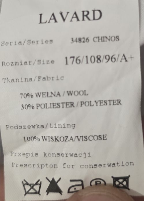 Garnitur niebieski Lavard 176cm + pokrowiec