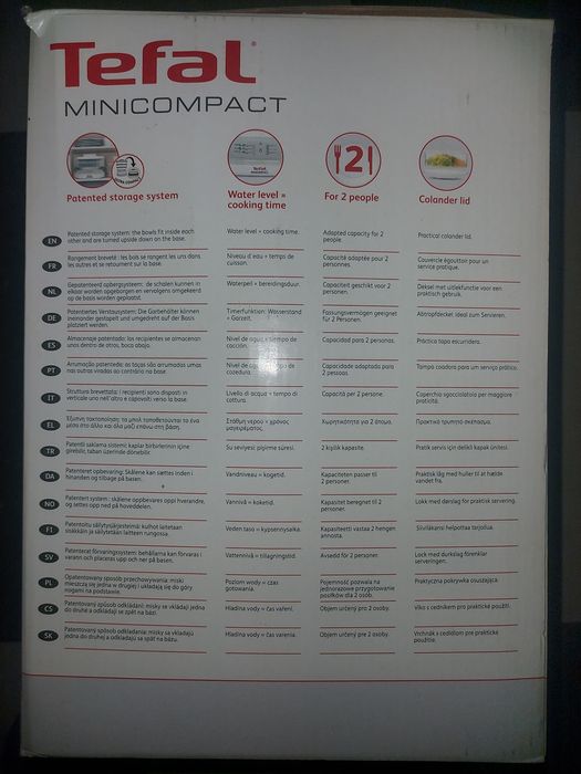 Tefal Minicompact parowar