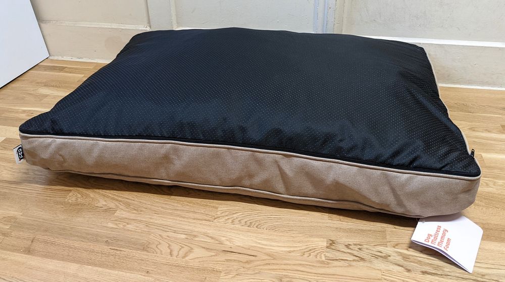 TIAKI Materac dla Psa z Pianką Memory Foam M 100x70x18cm Beżowy