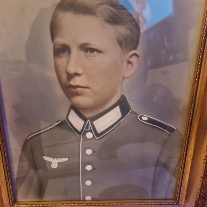 Oleodruk żołnierz Wehrmachtu 3 Rzesza