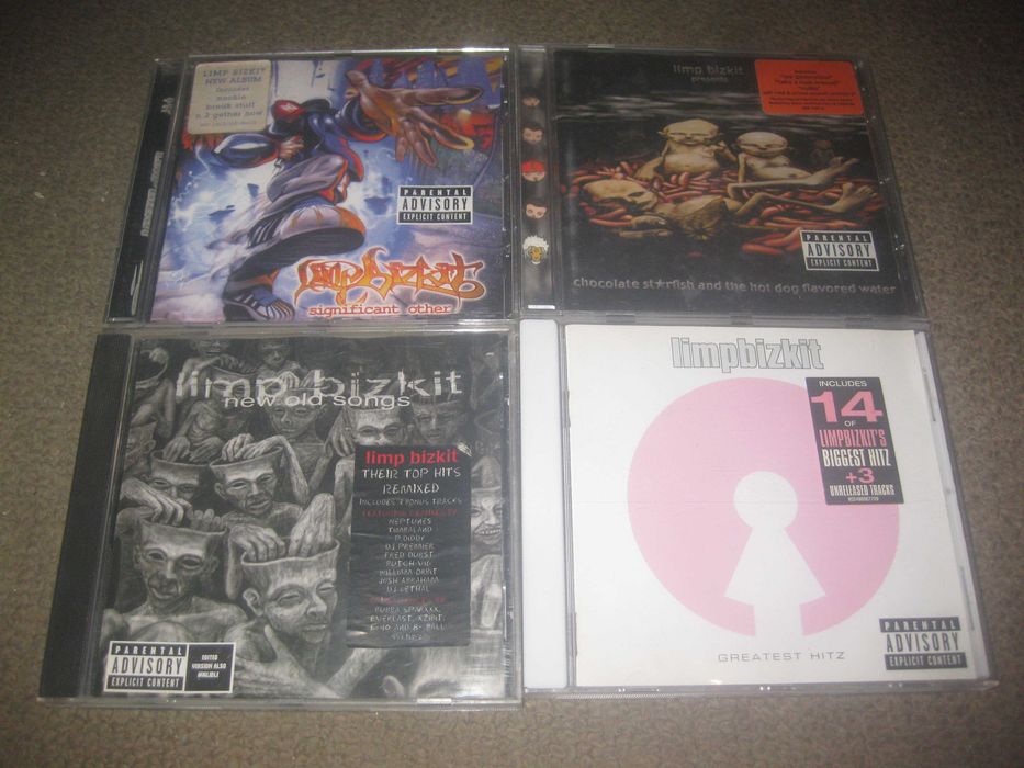 4 CDs dos "Limp Bizkit"