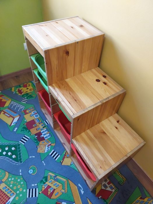 Trofast schodki regał stary solidny model