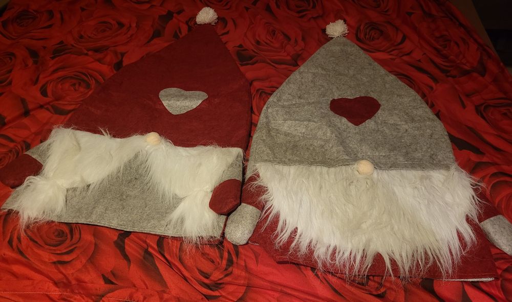 Pokrowce na krzesła świąteczne 6szt