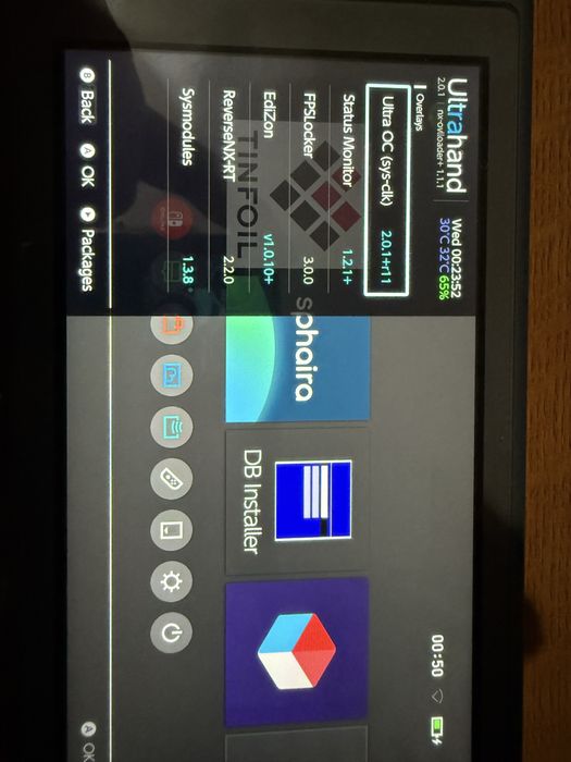 Nintendo Switch Oled picofly chip pzeróbka modowanie CFW atmoshpere