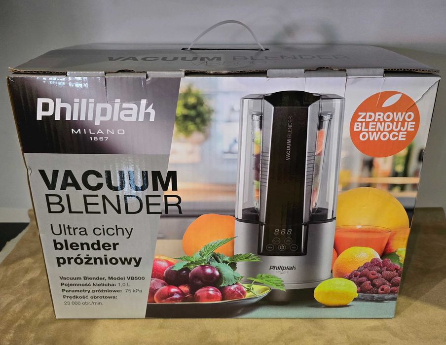 Philipiak Milano Vacuum Blender VB500 / Jak nowy / Kraków