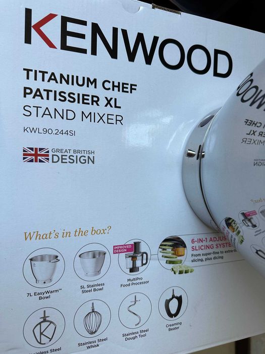 Чаша з нержавіючої сталі для кухонної машини + кришка KENWOOD