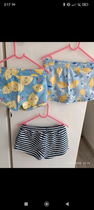Spodenki krótkie rozmiar 116 używane