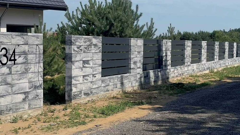 Ogrodzenia frontowe | Bloczki | Transport | Montaż