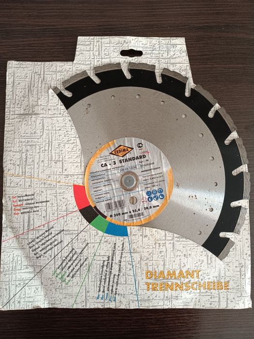 Алмазний диск cedima ca 3 стандарт 350mm \25,4/ 20,0 mm