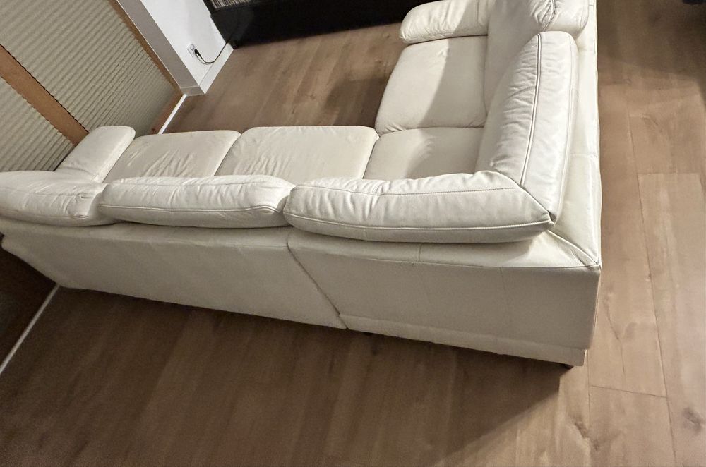 Narożnik ze skóry naturalnej