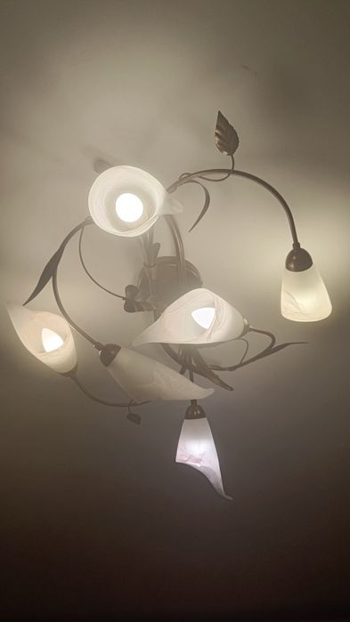 Торшер металевий