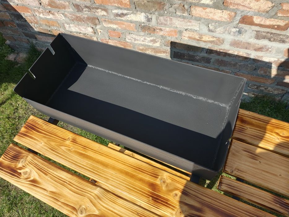 Grill solidny, blacha 3mm, ruszt 6mm stał nierdzewna