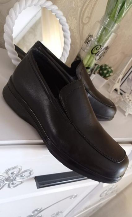 Туфли черные кожа